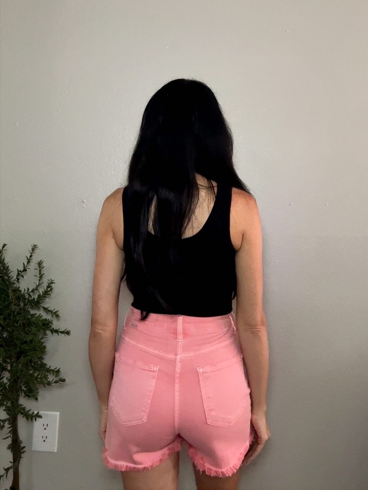 RILEY HIGH RISE DENIM SHORTS