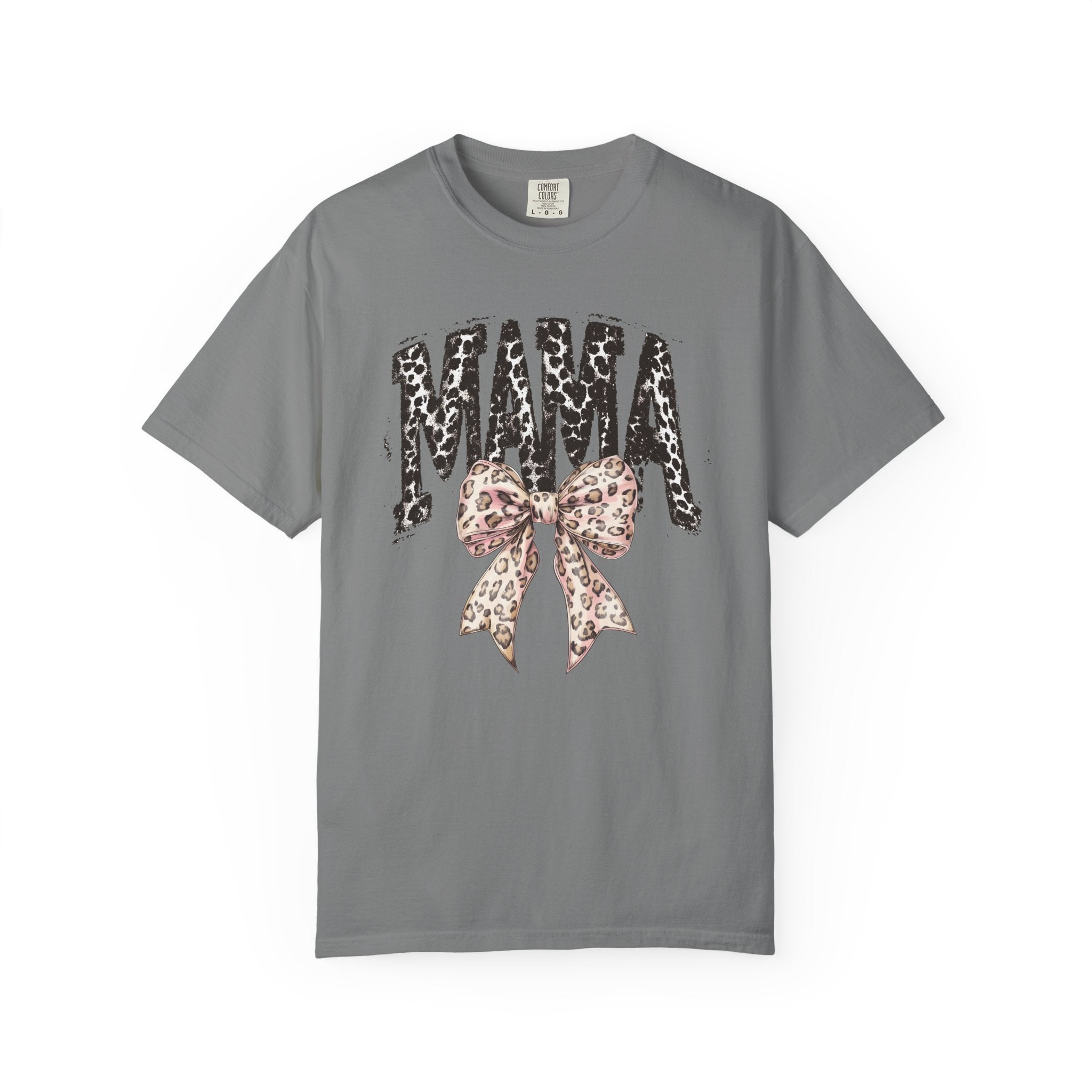 MAMA LEOPARD BOW GRAPHIC