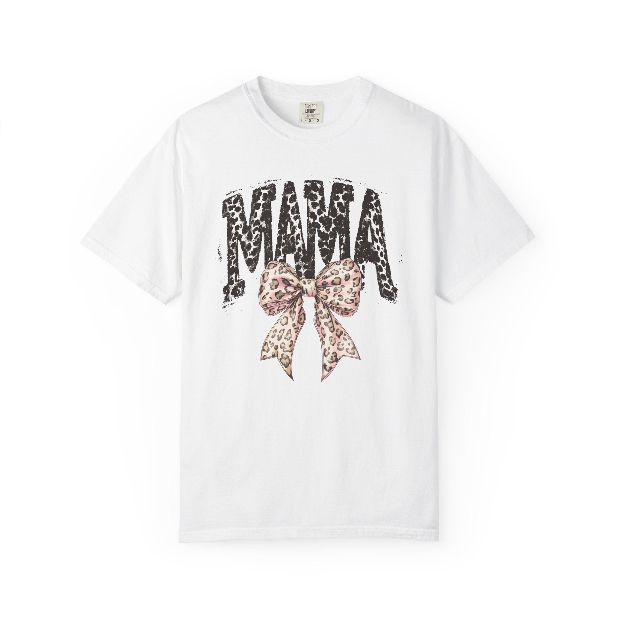 MAMA LEOPARD BOW GRAPHIC