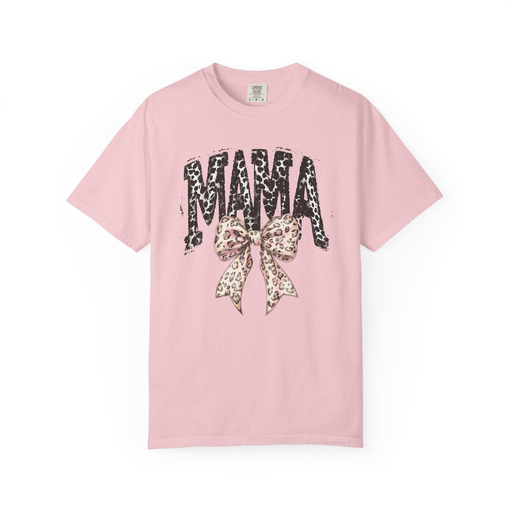 MAMA LEOPARD BOW GRAPHIC
