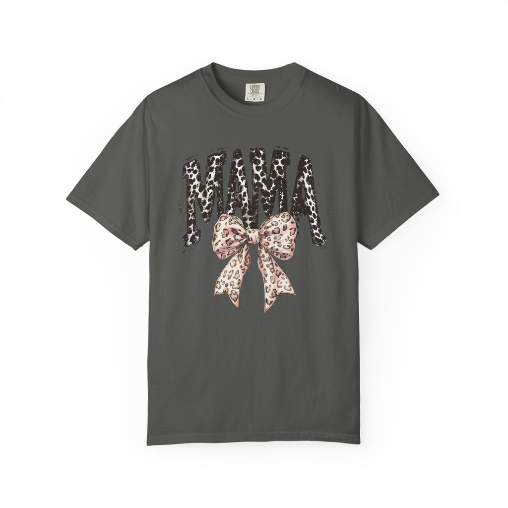MAMA LEOPARD BOW GRAPHIC