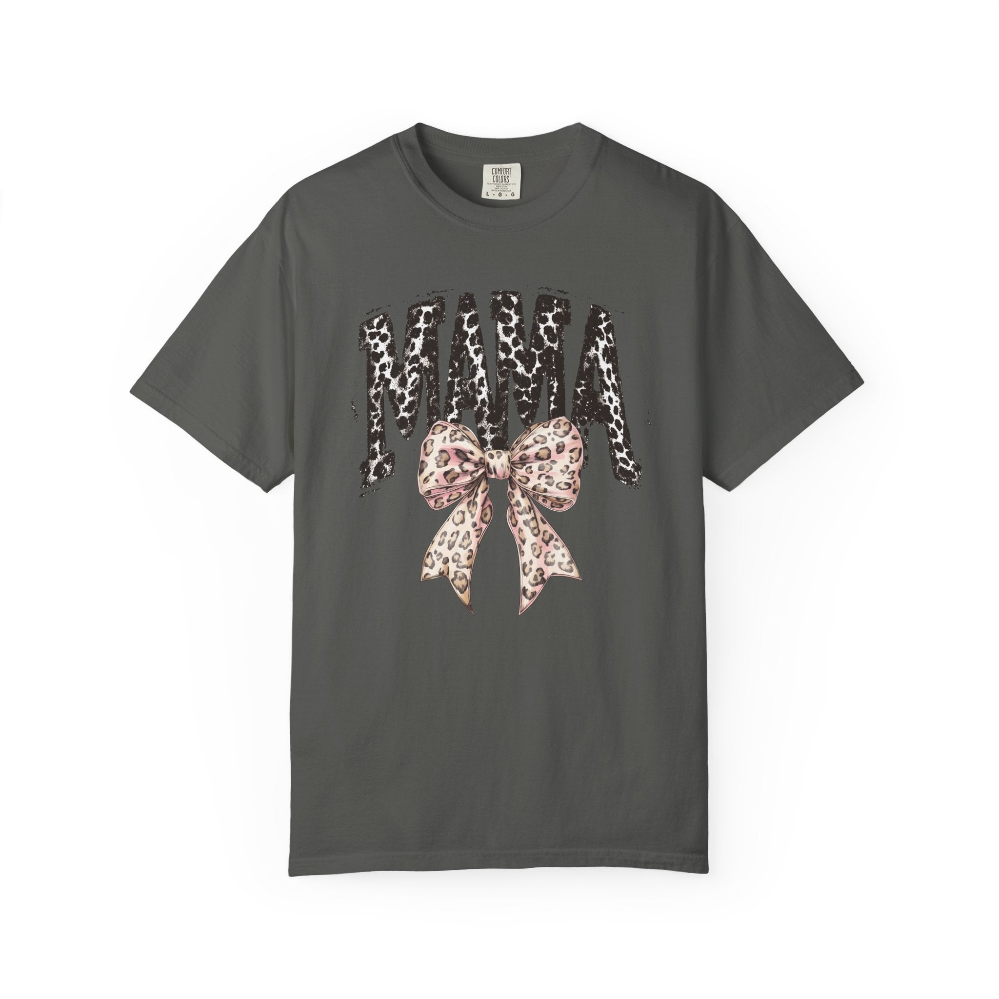 MAMA LEOPARD BOW GRAPHIC