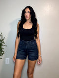 COURTNEY HIGH RISE DENIM SHORTS