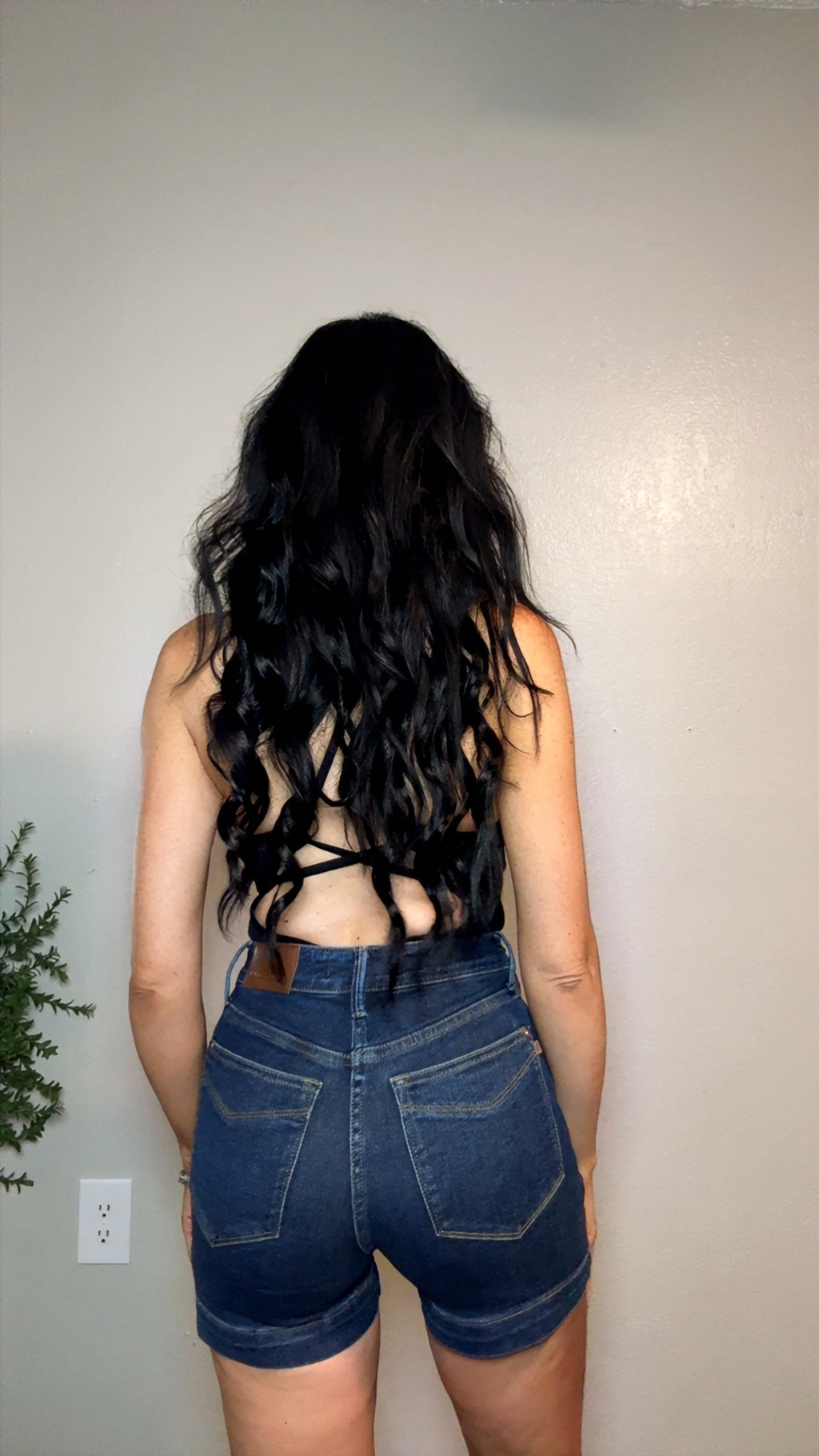 MADDIE HIGH RISE DENIM SHORTS